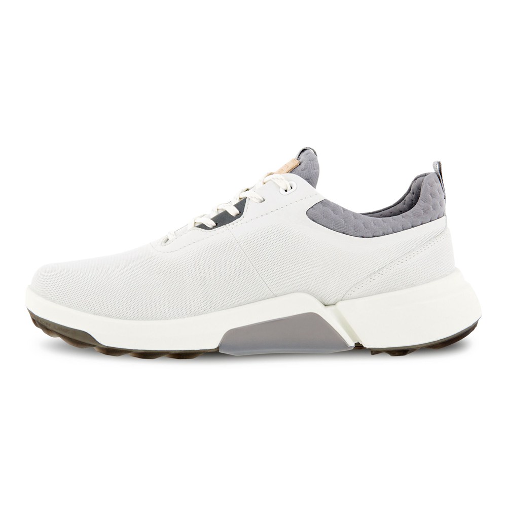 Womens Golf Shoes - ECCO Biom H4 - White - 6870LJBRZ